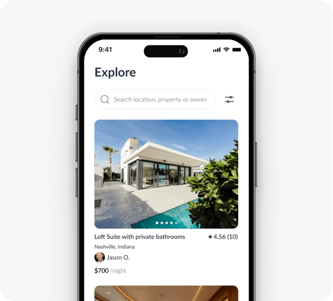 Guest mobile flow: Explore assets